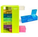 Kasetka na leki pudełko na tabletki tygodniowe wieża REA 248