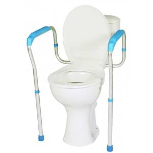 Rama asekuracyjna do sedesu poręcze do WC dwie podpory dla seniora
