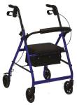 Podpórka rehabilitacyjna 4-kołowa Alubest chodzik dla seniorów składany