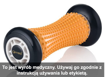 Wałek do masażu stóp z wypustkami