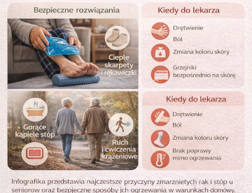 Infografika – masz może stopy seniora kiedy do lekarza