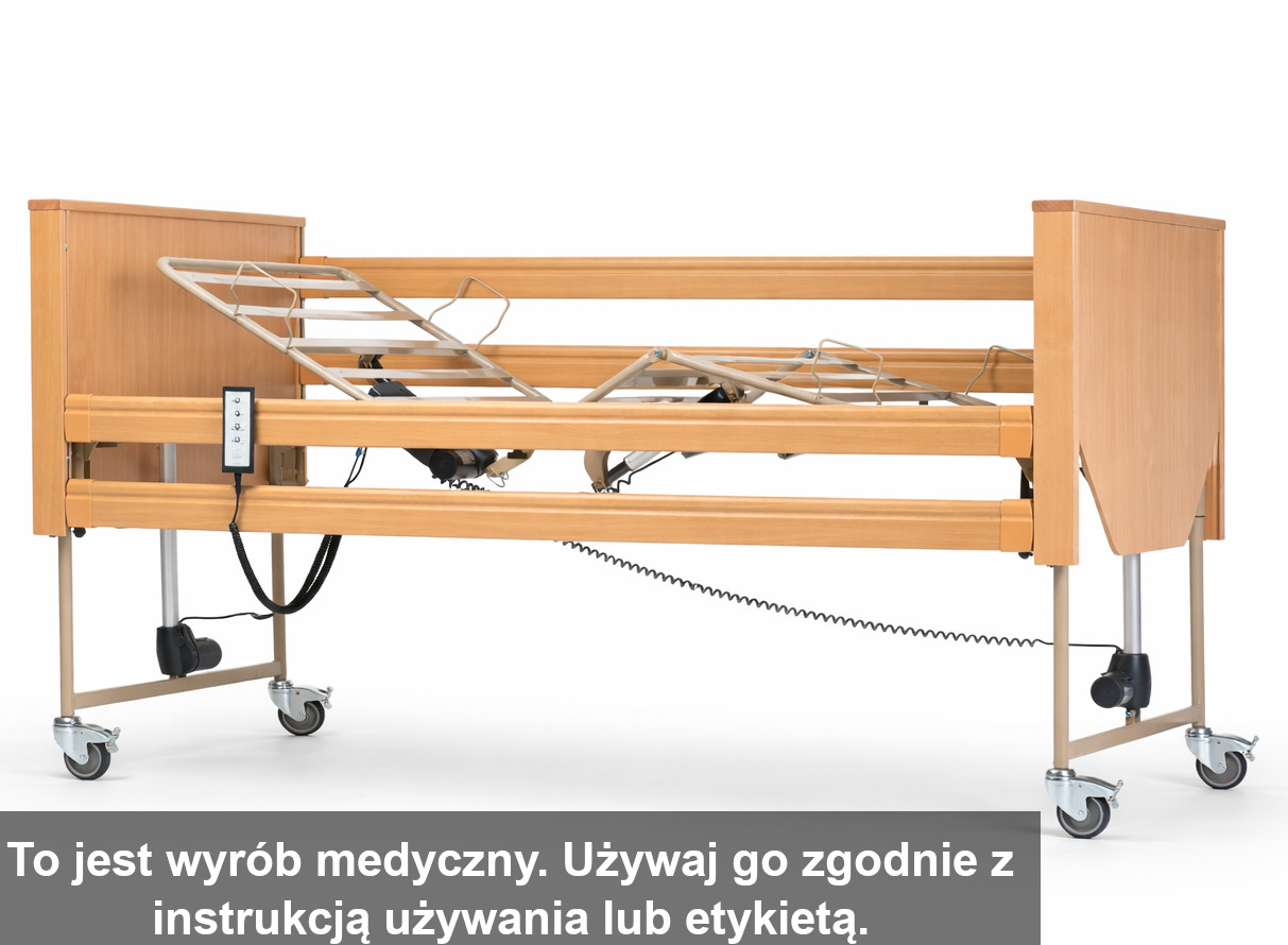 Łóżko rehabilitacyjne podniesione