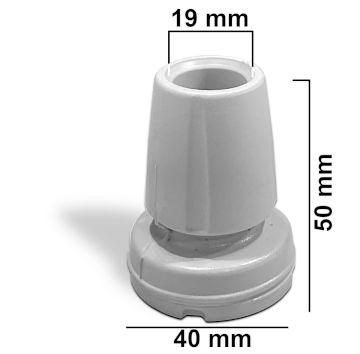 Końcówka do kuli inwalidzkiej Antypoślizgowa 