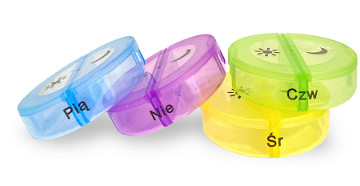 Pudełko na lekarstwa organizer leków tygodniowy