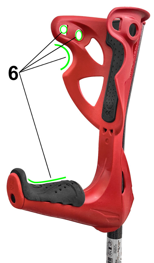 Kule łokciowe inwalidzkie dla seniora opti - comfort