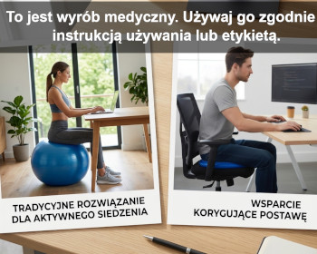 Piłka gimnastyczna czy poduszka sensoryczna?